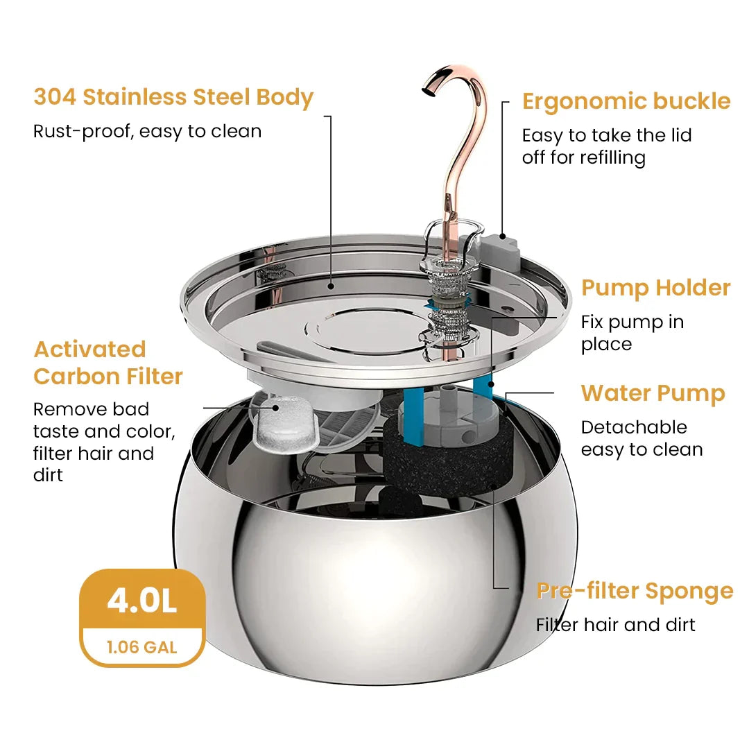 4L Fountain Hydration & Play Bundle